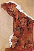 Egon Schiele Composition with Three Male Figures Spain oil painting artist